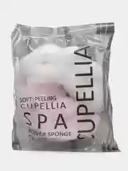 Белый мочалка-косичка для тела CUPELLIA SPA CLUB