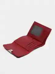 Алый женский базовый мини-кошелек, 7 цветов, 11 х 9 см