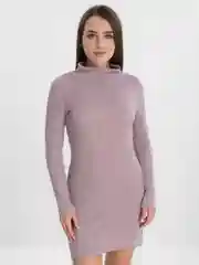 Хаки платье с длинным рукавом