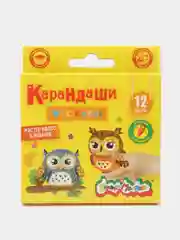 Набор восковых карандашей "Каляка-Маляка", круглые, 3+