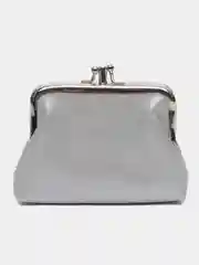 Белый кошелек-монетница, для женщин