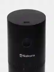 Кофемолка Sakura SA-6174BK, черная, жерновая, аккумулятор, 25 г