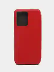 Красный чехол-книжка для Xiaomi Redmi Note 12 4G