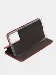 Красный чехол-книжка для Xiaomi Redmi Note 12 4G