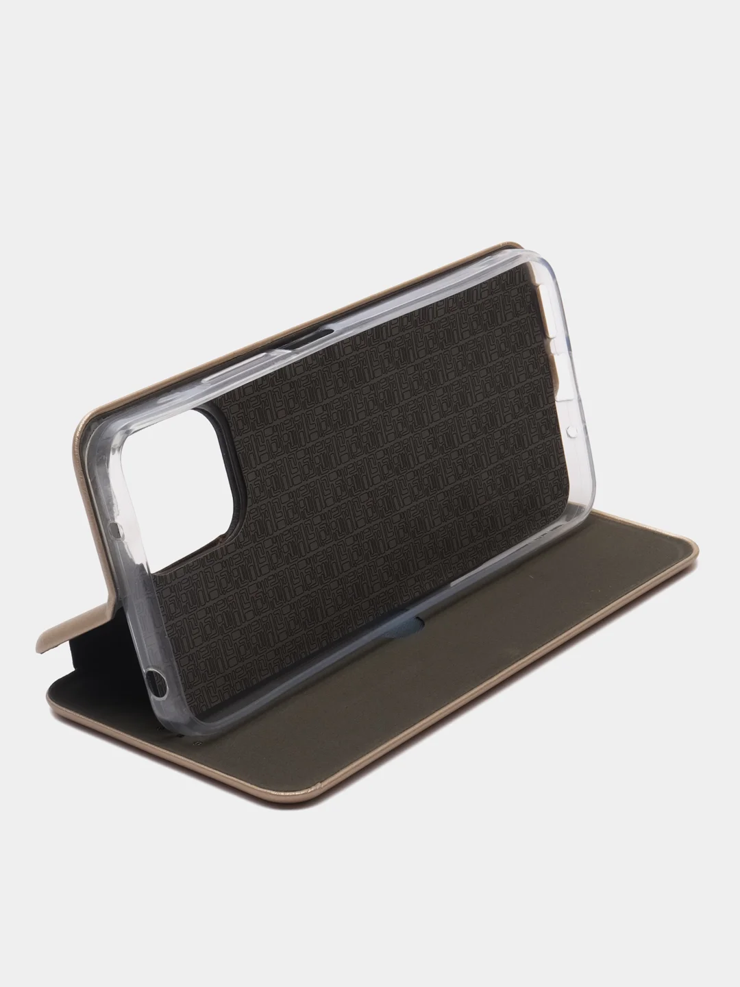 Золотой чехол-книжка для Xiaomi Redmi 12