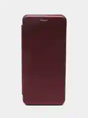 Бордовый чехол-книжка для Xiaomi Redmi 12C
