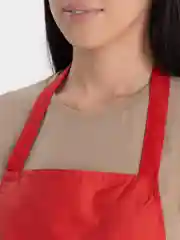 Красный фартук кухонный, женский