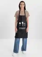 Красный фартук кухонный, женский