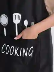 Красный фартук кухонный, женский
