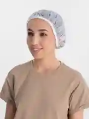 Белый шапочка для душа