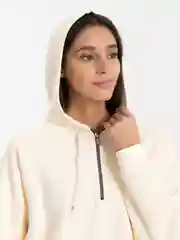Молочный спортивный женский костюм, на весну, однотонный, брюки, толстовка с капюшоном