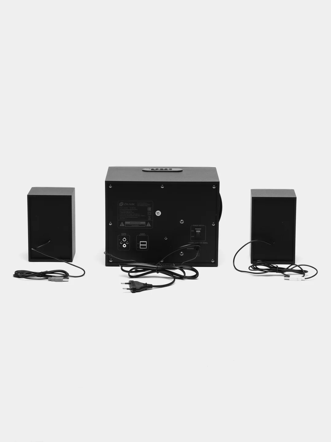 Колонки Oklick OK-435 2.1, музыкальный центр сабвуфер Bluetooth, 31 Вт