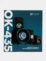 Колонки Oklick OK-435 2.1, музыкальный центр сабвуфер Bluetooth, 31 Вт