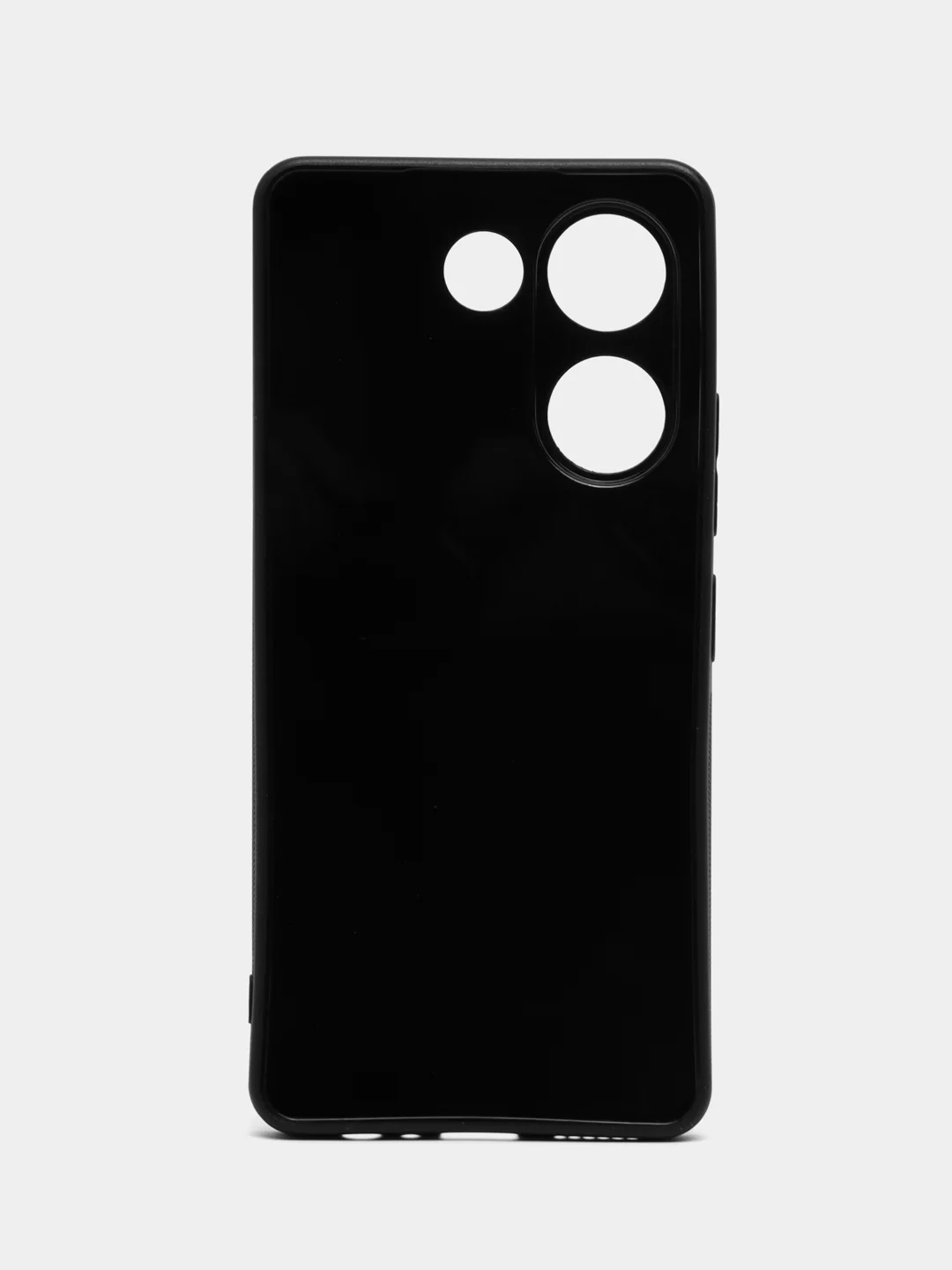 Черный чехол для Tecno Camon 20/20 Pro (Техно Камон 20/20 Про), силиконовый, под карбон