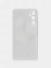 Кораллово-розовый чехол на Samsung Galaxy A34 5G (Самсунг A34), прозрачный, с рисунком, защита камеры