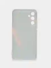 Красный чехол на Samsung Galaxy A34 5G (Самсунг A34), прозрачный, с рисунком, защита камеры