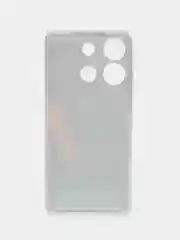 Красный чехол для Infinix Smart 7 Plus (Инфиникс Смарт 7 Плюс), прозрачный, с рисунком, защита камеры
