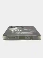 Оливковый силиконовый чехол на Realme C53/C51 (Реалми С53/С51), прозрачный, с рисунком, защита камеры