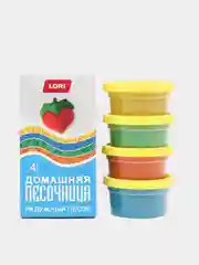 Песок кинетический для лепки "Радужный песок", 6 / 4 цвета, по 80 г