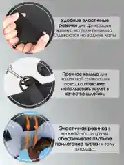 Куртка водонепроницаемая для собак средних, крупных, больших пород, комбинезон, жилет