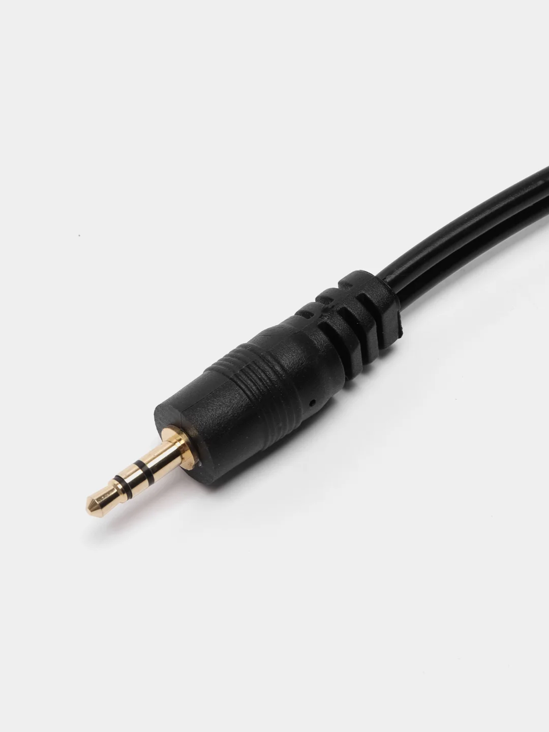 Серый аудио кабель AUX тюльпаны 3.5 мм RCA 2 (папа) - 3.5 Jack (папа), от 1м и до 20м