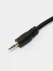 Серый аудио кабель AUX тюльпаны 3.5 мм RCA 2 (папа) - 3.5 Jack (папа), от 1м и до 20м