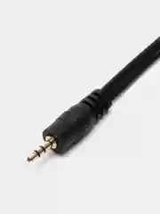Хром аудио кабель AUX тюльпаны 3.5 мм RCA 2 (папа) - 3.5 Jack (папа), от 1м и до 20м