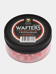 Бойлы нейтральной плавучести Wafters twincolor Lion Baits, земляника, 12 мм