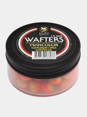 Бойлы нейтральной плавучести Wafters twincolor Lion Baits, тигровый орех - кукуруза, 12 мм