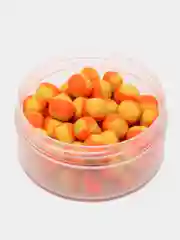 Бойлы нейтральной плавучести Wafters twincolor Lion Baits, тигровый орех - кукуруза, 12 мм