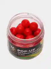 Силиконовый Pop-Up LION BAITS Клубника, 12 мм, 25 шт