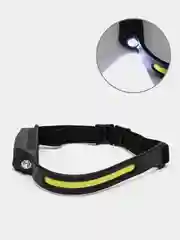Фонарь налобный, аккумуляторный, светодиодный, LED, с сенсорным датчиком, 5 режимов