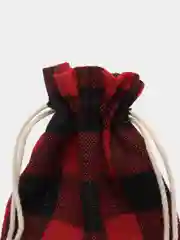 Красный подарочный мешочек