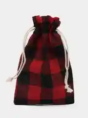 Красный подарочный мешочек