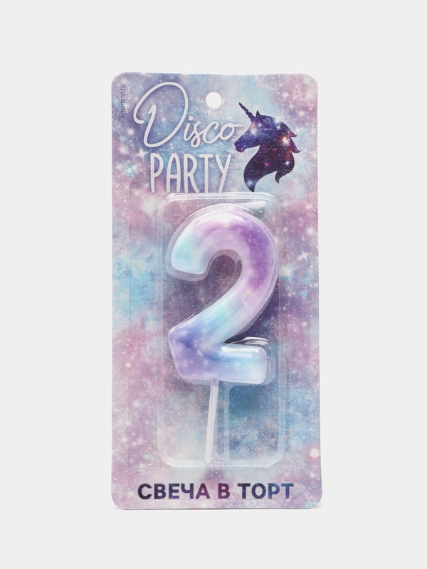 Свеча в торт, цифра 0,1,2,3,4,5,6,7,8,9