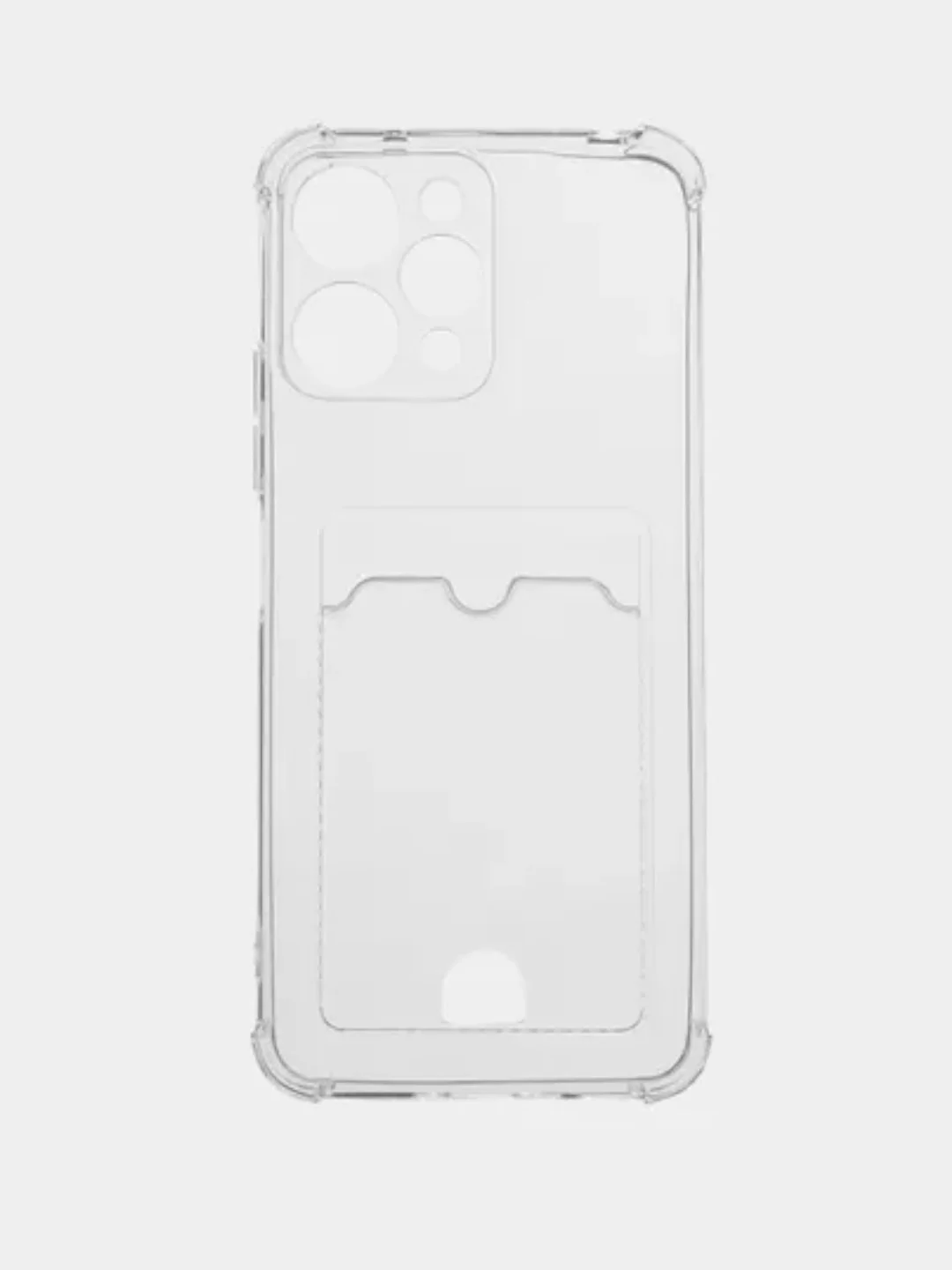 Прозрачный чехол Xiaomi Poco X3 12 Pro Redmi 9 9A 10C 12C Note 9 12 5G 10 Pro с карманом для карты