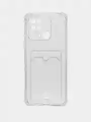 Прозрачный чехол Xiaomi Poco X3 12 Pro Redmi 9 9A 10C 12C Note 9 12 5G 10 Pro с карманом для карты