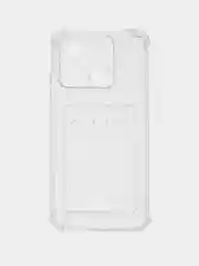 Прозрачный чехол Xiaomi Poco X3 12 Pro Redmi 9 9A 10C 12C Note 9 12 5G 10 Pro с карманом для карты