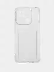 Прозрачный чехол Xiaomi Poco X3 12 Pro Redmi 9 9A 10C 12C Note 9 12 5G 10 Pro с карманом для карты