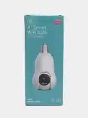 Камера видеонаблюдения беспроводная лампочка Wi-Fi IP видеоняня 3 Mpix радионяня PTZ