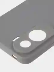 Угольный чехол для Honor 90 Lite, Honor X50i матовый / прозрачный ROSCO силиконовый с защитой камер
