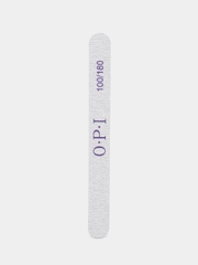 Пилка для ногтей OPI, на деревянной основе, гриты 100/180, 180/240