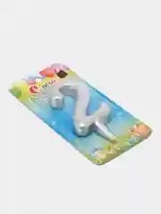 Серый меланж цифра свеча