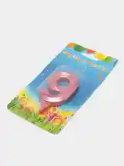 Золотой цифра свеча