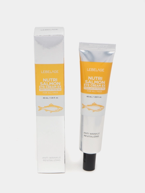 Крем для кожи вокруг глаз с маслом лосося Lebelage Eye Cream Nutri Salmon, 40 мл