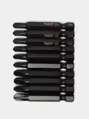 Набор бит Wurz для шуруповерта Torsion Torq-Set, S3, TS4, TS5, TS6, TS8, TS10, 50 мм