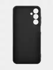 Черный чехол для Samsung Galaxy A25 матовый / прозрачный ROSCO силиконовый, бортик вокруг камер
