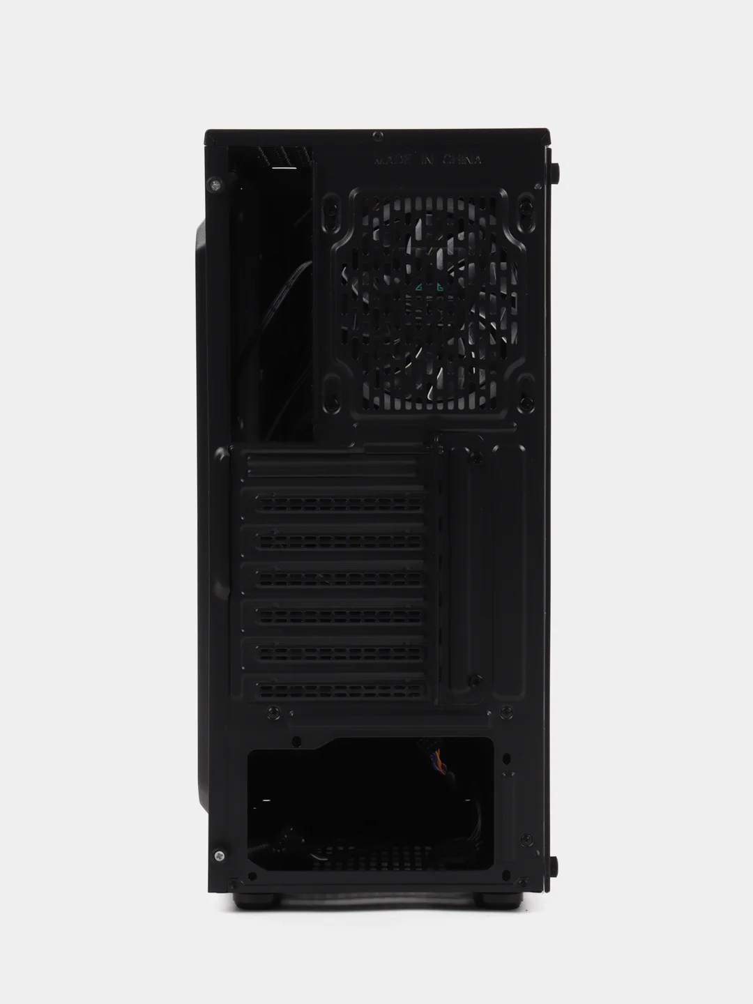 Черный корпус компьютерный GMNG OGC-G120, без БП, ATX 5x120 мм, 2xUSB2.0, 1xUSB3.0
