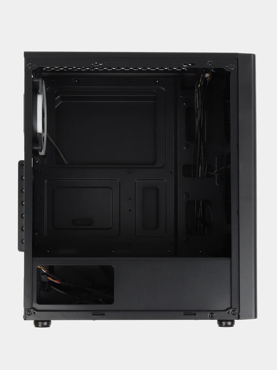 Черный корпус компьютерный GMNG OGC-G120, без БП, ATX 5x120 мм, 2xUSB2.0, 1xUSB3.0