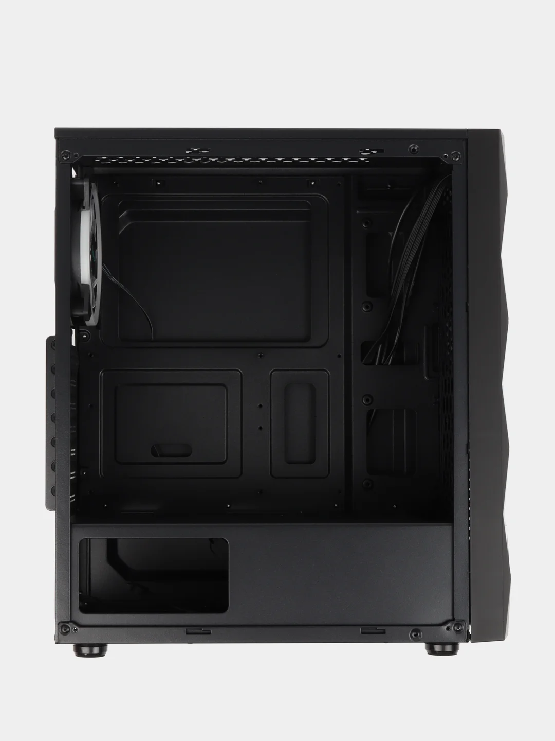 Черный корпус компьютерный GMNG OGC-G110 без БП, ATX 5 х 120 мм, 2 x USB 2.0, 1 х USB 3.0